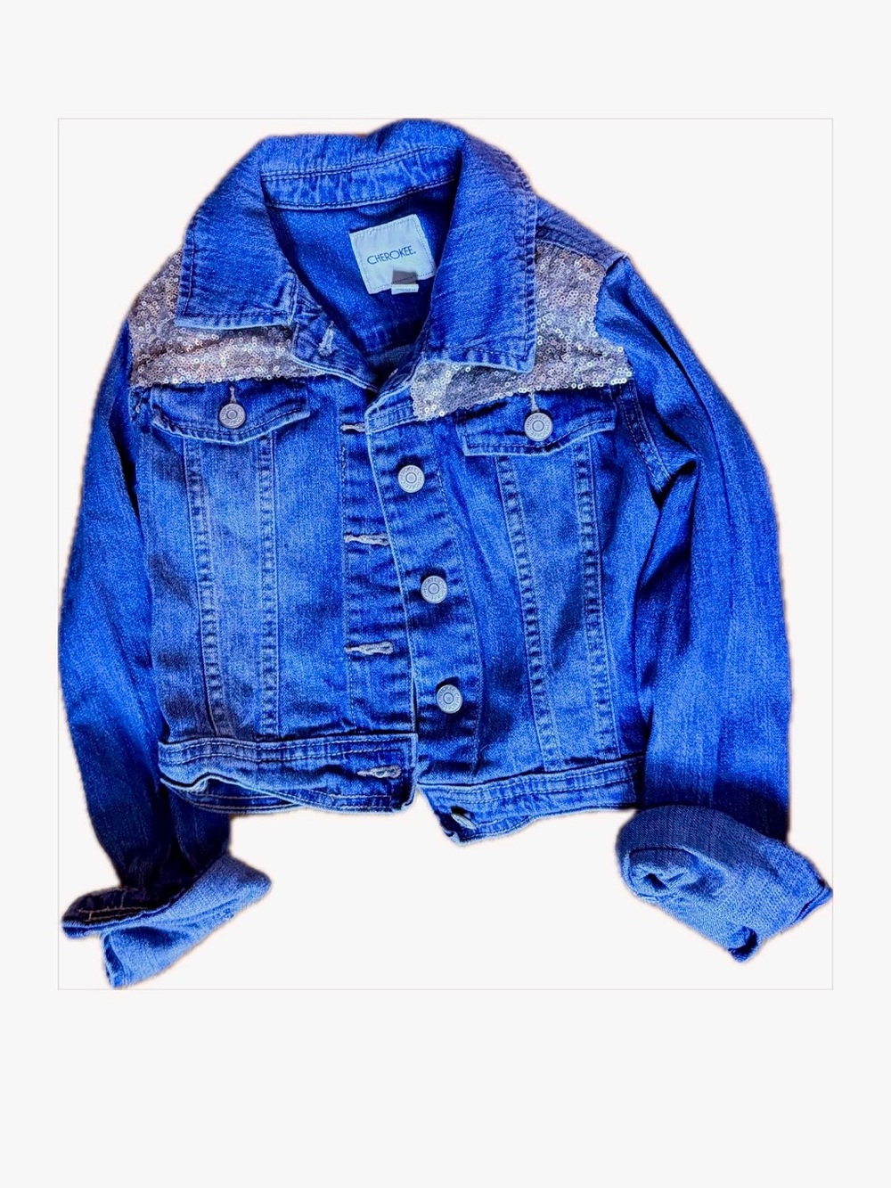 Sequin Jean Jacket